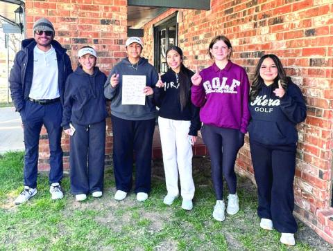 Congratulations to the Lady Whiteface Golf Team. The team brought home first place at the golf tournament held in Dimmitt in March.