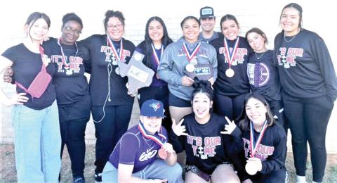 The Dimmitt Bobbies Powerlifting teams won a Regional team first place (Unequipped Division) and a team second place in the Equipped Division this past weekend at THSWPA Regional championships. The teams are coached Ruby Romero.