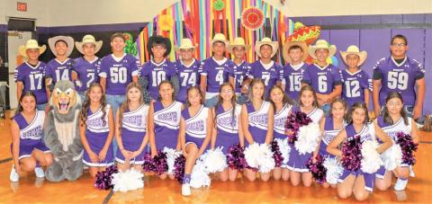 Dimmitt Middle School students, athletes and cheerleaders celebrated at a Hispanic Heritage Pep Rally last Thursday.