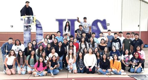 The DHS Class of 2025 was treated to donuts and orange juice at Senior Sunrise last Thursday.