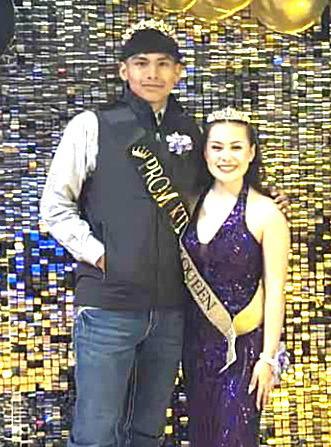 Students at Hart High School celebrated their prom which included the crowning of Prom King Dominic Dominguez and Queen Brizeth Soltero.