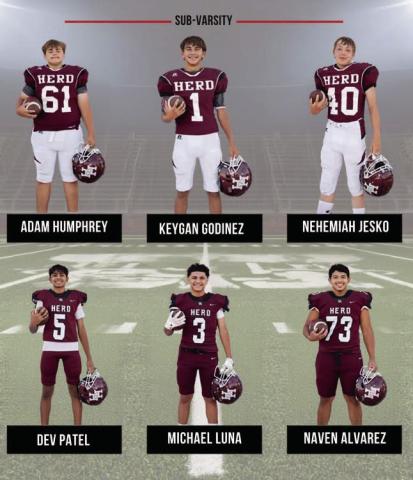SUB VARSITY HONORS