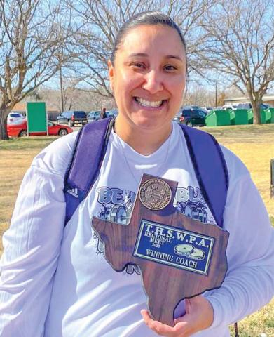 DHS Coach Ruby Romero has been reassigned to the roles of head cross country, varsity girls basketball coach, and girls coordinator. In her role as the girls powerlifting coach last year, she led the team through a successful year and took several to the state competition.