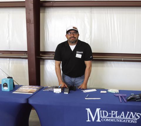 Mid-Plains guest could sign up for door prizes at the coop appreciation luncheon
