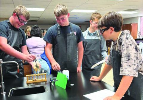 Ms. Bird’s Biology Class in Wheeler