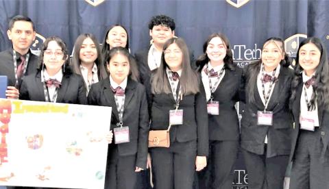 Dimmitt High School HOSA members competed at the Area Conference held in Amarillo at the Amtech Academy. Placing were Henry Ramirez, 7th place, Health Career Photography; Celeste Moya, Tania Hernandez, Martin Rodriguez, 1st place, Sports Medicine; Jasmine Nunez, 1st place Medical Arts Poster; Renae Chavez, Kenzie Phan-Dezirae Davila-Kheyla Castaneda, 3rd place, Health Education; and Kaylie Furr, 2nd, Nurse Assisting.