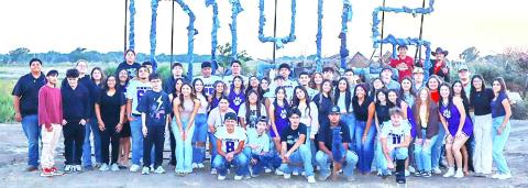 DHS students gathered for the Homecoming bonfire this past week