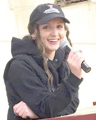 The Nazareth ag program and FFA will have an addition this semester. Paisleigh Wilkens will be doing her student teaching under Austin Heck. Wilkens is the daughter of Tony and Lexy Wilkens of Plainview and a senior at Texas Tech studying agriculture education. She will graduate in May.