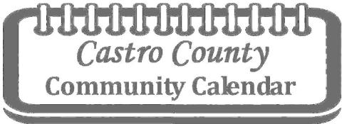 Castro County Community Calendar