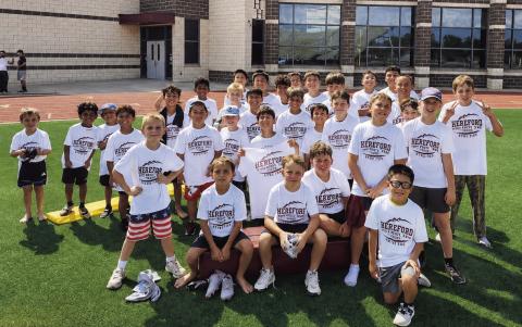 Future Herd Football players had a lot of fun this week. The camp is the final Hereford ISD Athletic Camp as the summer wraps up.