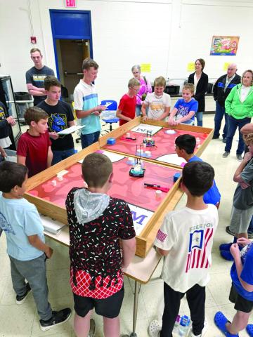 Castro County 4-H has spent the last eight weeks getting ready for the Amarillo League Texas Tech GEAR robotics contest. Our 18 youths on six teams compete on Saturday. Tuesday the teams held their own mock contest at Nazareth ISD. Thanks to Nazareth Isd for the use of the cafeteria. First Robotics Team #16617 who served as judges, mentors, and leaders for the future of robotics.