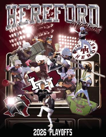 As of pres time Friday, the Hereford Whitefaces led their best-of-three Area Playoff series against El Paso Riverside one game to zero. The Whitefaces won the first contest 4-3. The series was being played in Monahans with games two and three (if necessary) scheduled for Friday.