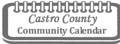 Castro County Community Calendar
