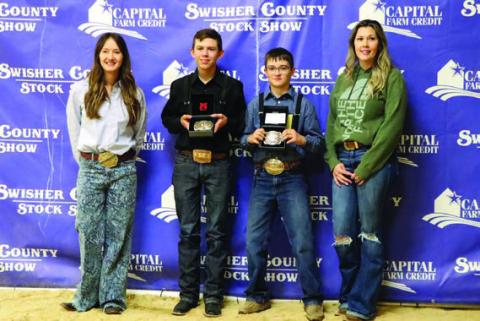 Intermediate Cattle Showmanship - 1st - Travis Hix, 2nd Weston Wheeler