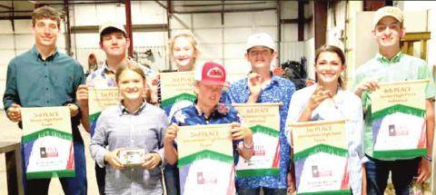 Naz FFA competed at Clarendon at their first livestock contest sponsored by the Texas Branveih Association.