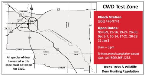 Deer hunting restrictions require testing in CWD zone