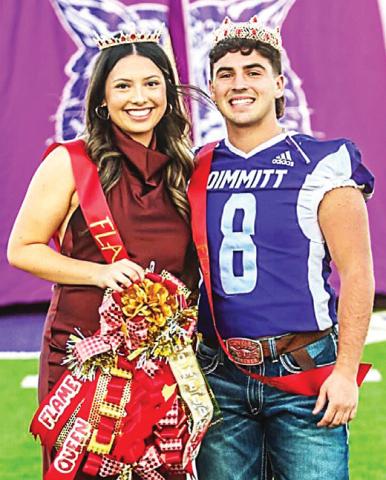DHS Homecoming Flame Queen Braylynn Chavira and King Blake Howell.