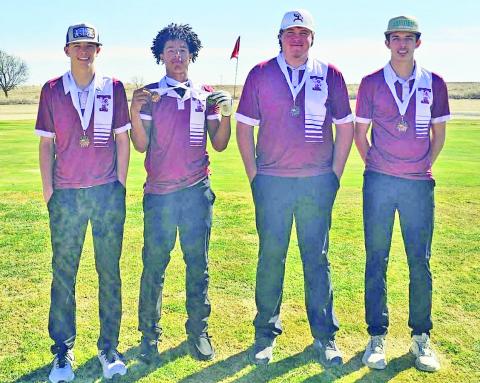 Tulia Golf third place team at Vega tournament Deshaun Yarbrough 1st Place and Paxton Watson 4th Place