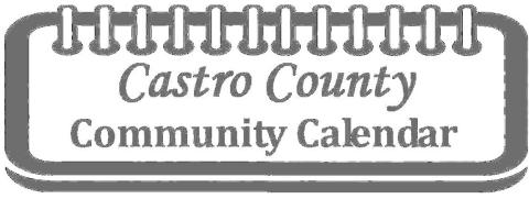 Castro County Community Calendar