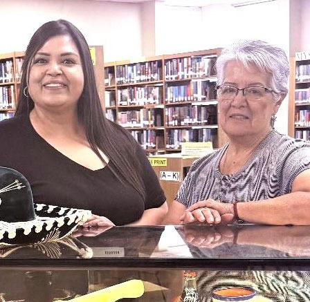Priscilla Peralta and Gloria Hernandez, CCHHA, provided the September Display of the Month.