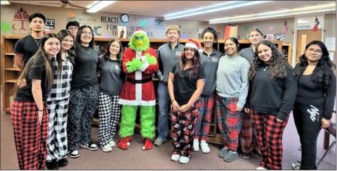 The Hart ISD National Honor Society member spread the holiday cheer, putting a lot of hard work and dedication into a service project creating Christmas bags for fellow students.