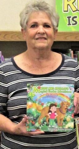 Pam Josselet donated the newly released children’s book, “Maddy and Apollo’s Magical Garden Adventures”, to Rhoads Memorial Library. The book is written by Ali Josselet and features a picky eater who learns how tasty fruits and vegetables can be.