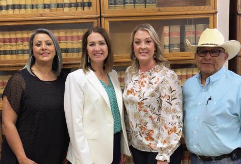 Swisher County/District Attorney’s Office: Rachel Luker, Amy McAtee, Brittany Sturgess, and Abdon Rodriguez