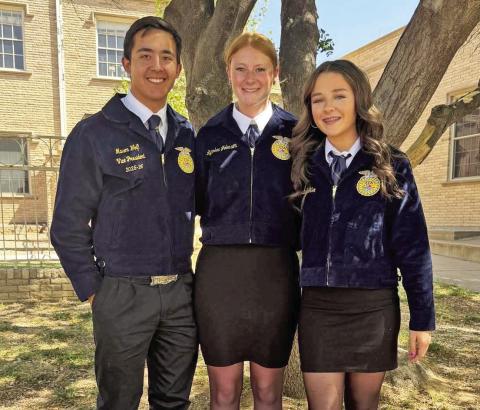 Good job to these students competing at district speaking 3rd Senior Prepared Public Speaking - Bristal Hix