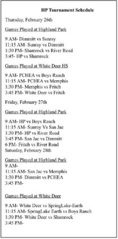 DIMMITT SOFTBALL