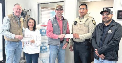 North Gin, Mortensen Wind Energy, and Invenergy/ Bethel Wind Farm made generous donations to the annual Sheriff’s Toy Drive, along with others who donated money and toys for children in the county. Sheriff Sal Rivera and deputies delivered the toys to families who signed up on Dec. 23-24. Sheriff Sal Rivera thanked all those who participated to bring joy to many children in the county. North Gin also made donations to Child Protective Services.