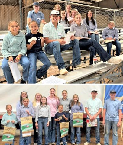 The Nazareth FFA livestock judging teams kicked off the judging season by competing at the Texas Braunvieh Association contest at Clarendon College. Junior Division: Team Placing – 4th. Izzy Heck (2nd) and Gabby Heck; Intermediate Division - Team Placing -5th, Addie Birkenfeld; Senior Division: Team Placing -3rd, Harper Johnson, Pierce Wilhelm, Daniel Schacher; Emily Durbin; and Team Placing – 6th, Taryn Wethington, Autumn Birkenfeld, Alishia Osterkamp and Lexi Ramaekers.