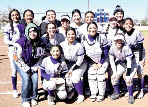 DHS Bobbies softball played well at the Hale Center Tourney, with two strong wins in three games. Players of the Game were Nina Vasquez (first game), Alina Mora (second game) and Julia LaRue (third game).