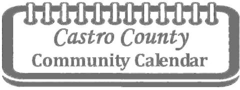 Castro County Community Calendar