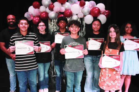 Band Awards 7th Grade Woodwind - Nehemiah Castellon 7th Grade Percussion - Ema Simons-Todd 7th Grade Brass - Camilo Reyes 8th Grade Brass - Jesus Bustos Mendoza 6th Grade Percussion - Krystal Perez 6th Grade Wood Wind - Phebie Bentley 6th Grade Brass - Hazleigh Salinas