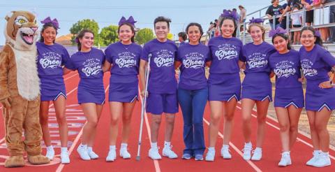 The DHS Cheerleaders got a great warm up at Meet the Bobbies &amp; Bobbies and at scrimmages before the athletic season gets underway. (photo courtesy of DISD/Dimmitt Sports Media)