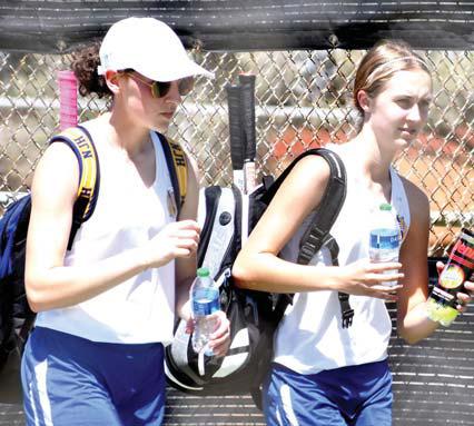 Nazareth Girls Doubles – Taylor Wethington and Chloe Birkenfeld