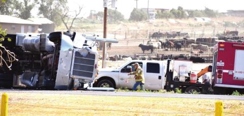 Sunnyside Semi Crash