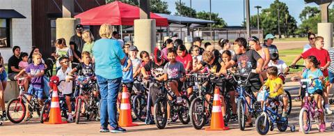 DISD Snack Pak 4 Kids Bike-A-Thon was held last Thursday at 7 p.m. with lots of riders and walkers participating. Funds raised benefitted Snack Pak 4 Kids.