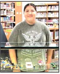 Leah Cavazos is the September Displayer of the Month at Rhoads Memorial.