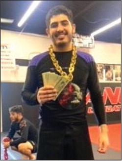 Damian Arriaga competed in the Rolling for Recovery jujitsu tournament and won1st place and $300. The competition was held on Nov. 23 in San Angelo to support veterans.