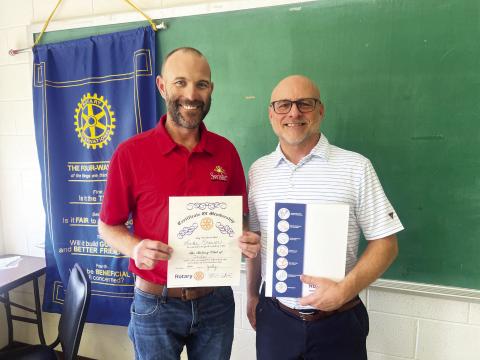 Rotary Club’s newest member – Luke Brewer