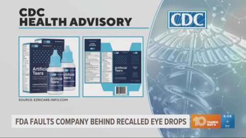 OTC eyedrops recalled
