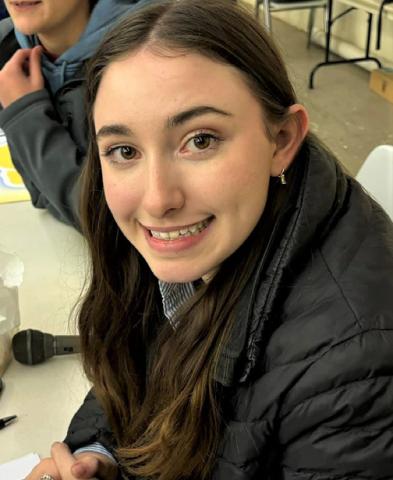 will be with the Nazareth ISD ag dept for the next 13 weeks as she completes her student teaching under Austin Heck. She is originally from Hico, Texas where she was involved showing hogs, steers and ag mechanics and was a member of the Hico range evaluation team and a member of the WTAMU soil judging team. time here!