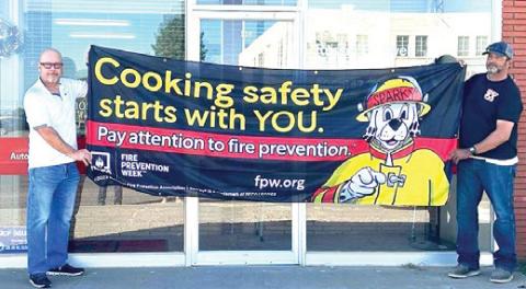 Hart VFD and State Farm are partnering up for this year’s Fire Prevention Week campaign which runs Oct. 8-14.