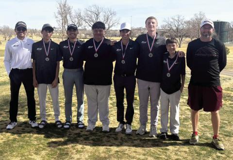 Hereford Boys Golf competed in the Raider Rumble today and finished 3rd as a team. Our golfers played in a unique format with a low ball front 9 and alternating shot back 9. Results: Kyler Stow and Corey Mendoza: 77; Hezekiah Carbajal and Cash Valdez: 79; Jayden Tijerina and Matt Zepeda: 85.
