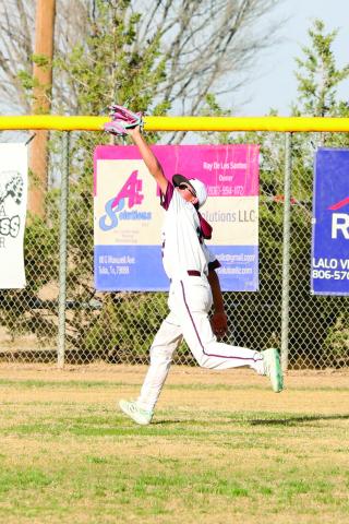 Zaiden Nunez makes the catch in right field for the out