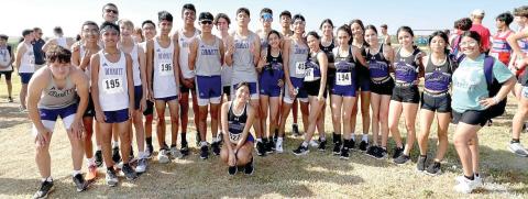 Dimmitt High School, JV and Middle School cross country runners kicked off the season by competing at the Canyon 6-mile Relay. (Dimmitt Sports Media photo)