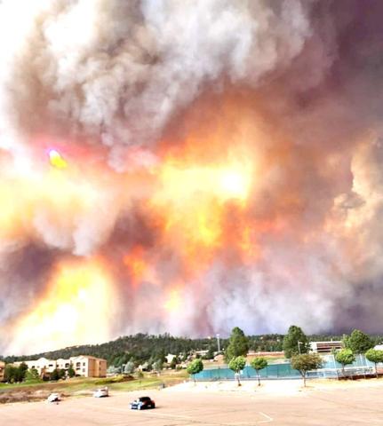The popular tourist destination for West Texans, Ruidoso, New Mexico, and areas nearby have emptied out due to a mandatory evacuation order as the South Fork Fire threatens the area.