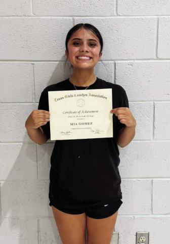 Lady Whiteface basketball standout Mia Gomez has been selected as a basketball All-Star. The All-Star Game will be held in Arlington July 14-16. (Courtesy photos)
