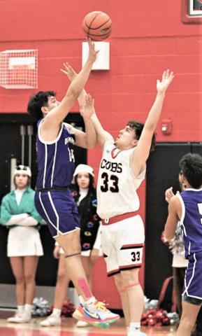 Bobcats Mario Lopez sets up for shot against the Cubs. (Dimmitt Sports Media photo)